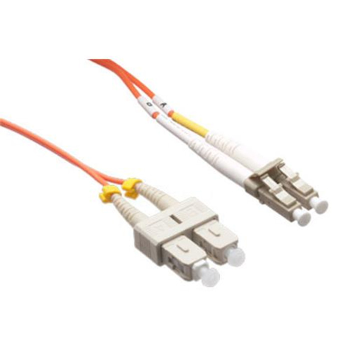 Axiom  câble InfiniBand et à fibres optiques 2x LC 2x SC OFNR Crème, Orange - LCSCMD6O-80M-AX
