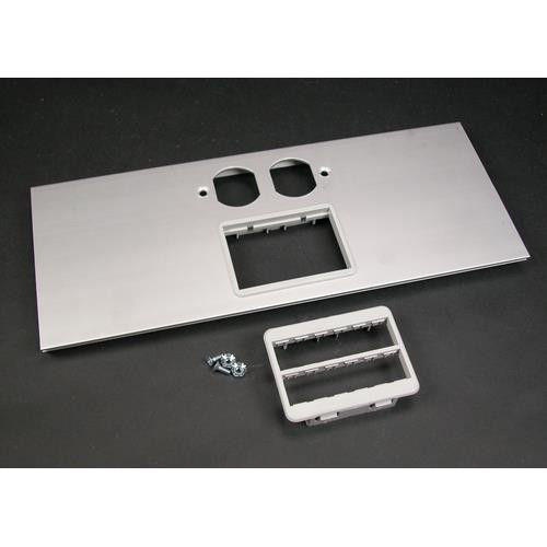 WIREMOLD  Plaque de commutation et obturateur Blanc - AL5256-DMABRT