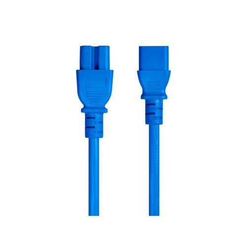 Monoprice  câble électrique Bleu 0,91 m Coupleur C14 Coupleur C15 - 33654