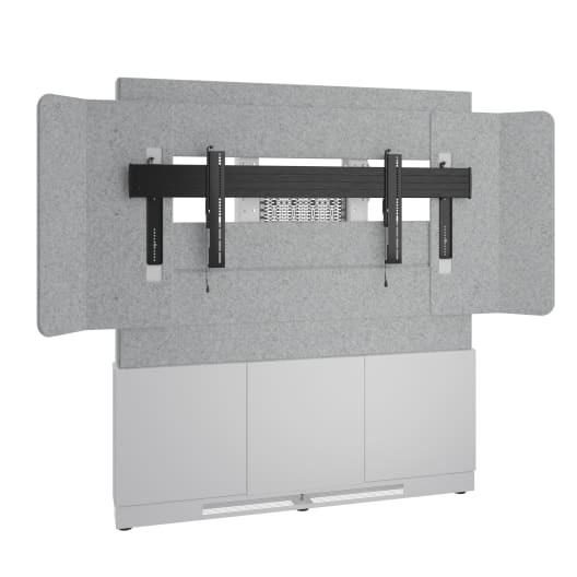 Middle Atlantic Products  support pour téléviseur 2,06 m (81") Gris, Argent, Blanc - FM-DS-6675FW-KD8W