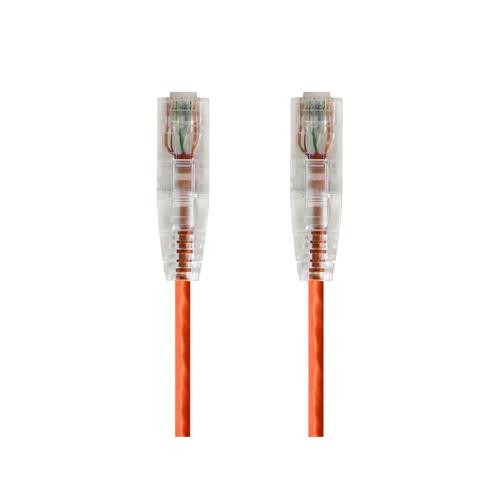Monoprice 0.5ft. SlimRun Cat6 UTP câble de réseau Orange 0,15 m U/UTP (UTP) - 14786