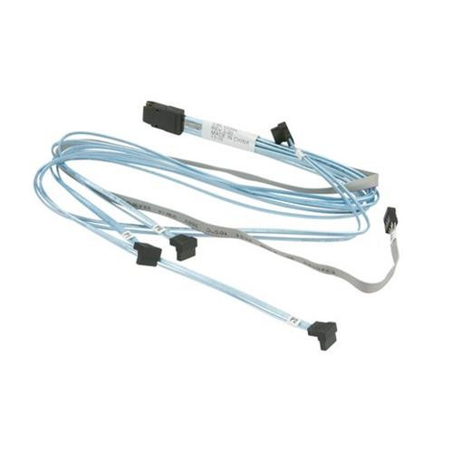 Supermicro  câble Serial Attached SCSI (SAS) Bleu, Gris - CBL-0288L-01