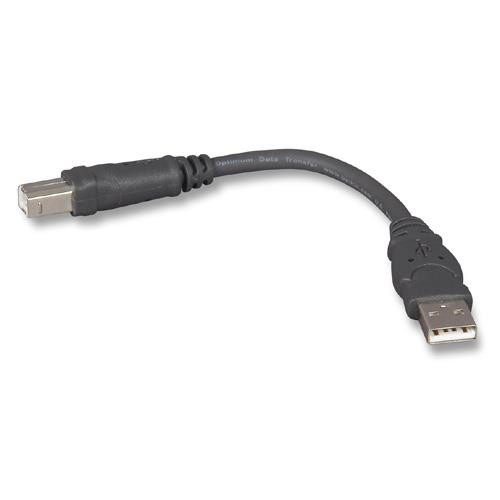 Belkin Pro Series USB 2.0 Device Cable - 6 inches câble USB 0,15 m USB A USB B Noir - F3U133-06INCH