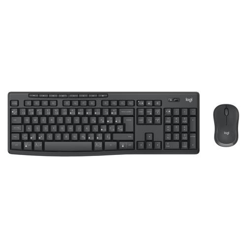 Logitech MK370 Combo for Business clavier Souris incluse Bureau Bluetooth QWERTY Français Graphite - 920-012062