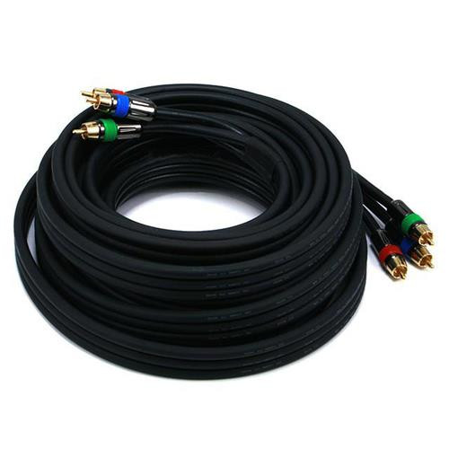 Monoprice  câble coaxial 7,6 m 3-RCA Noir - 2771