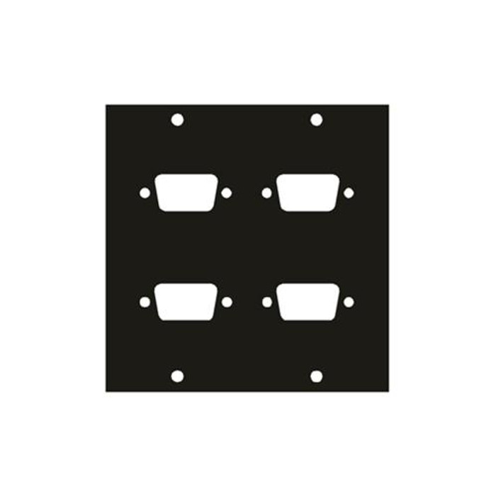 Middle Atlantic Products  prise de courant VGA Noir - 4DB9