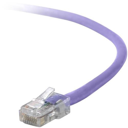 Belkin Cat5e, 10ft, 1 x RJ-45, 1 x RJ-45, Purple câble de réseau Violet 3 m - A3L791-10-PUR