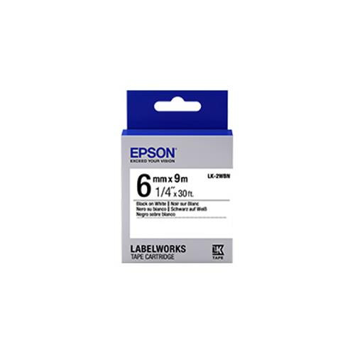 Epson LabelWorks Standard LK étiquette auto-collante Bleu, Gris, Blanc - LK-2WBN