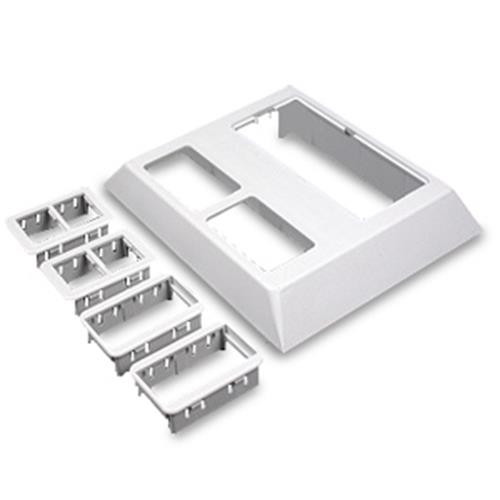 WIREMOLD  accessoire pour canalisations de câbles Plaque - 5007C-2RTWH