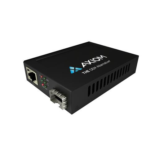 Axiom  convertisseur de support réseau 1000 Mbit/s 1550 nm Multimode, Monomode Noir - MCP32-F1-SFP-AX
