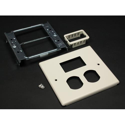 WIREMOLD  Plaque de commutation et obturateur Ivoire - CV4047BM