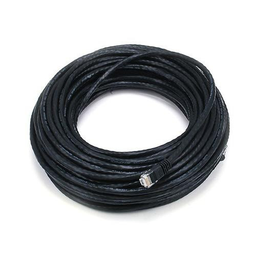 Monoprice Cat5e, UTP, 22.86 m câble de réseau Noir 22,86 m U/UTP (UTP) - 5001
