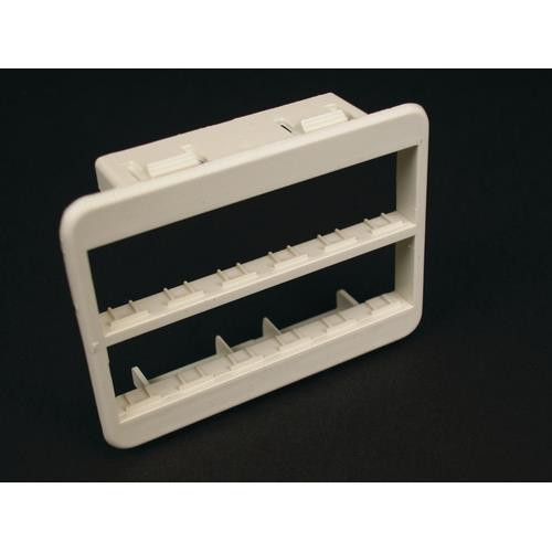 WIREMOLD  Plaque de commutation et obturateur Blanc - MAB6TJ-GY