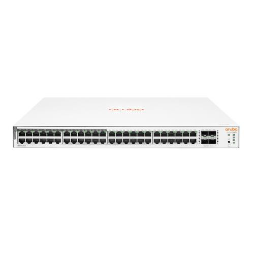 HPE Aruba Instant On 1830 48G 24p Class4 PoE 4SFP 370W Géré L2 Gigabit Ethernet (10/100/1000) Connexion Ethernet, supportant l'alimentation via ce port (PoE) 1U - JL815A#B2E