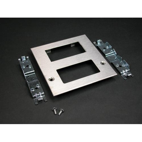 WIREMOLD  Plaque de commutation et obturateur Acier inoxydable - CS4048RF