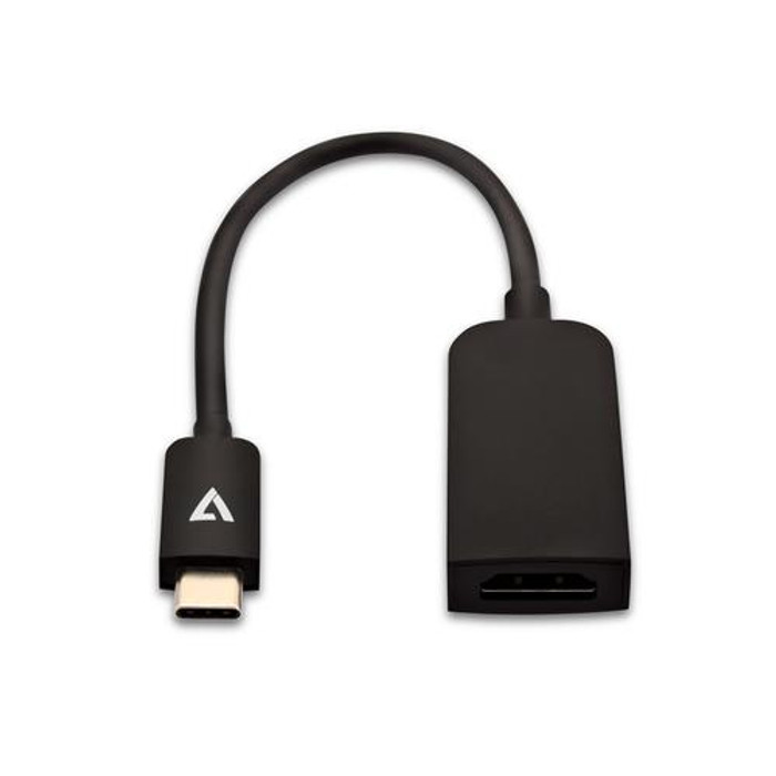 V7 Adaptateur USB-C (m) vers HDMI® (f), noir, fin - V7UCHDMISL-1E