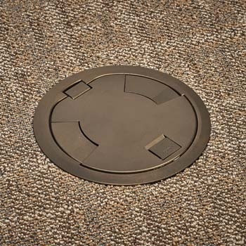 WIREMOLD  boitier de prise de courant Argent - RFB6E