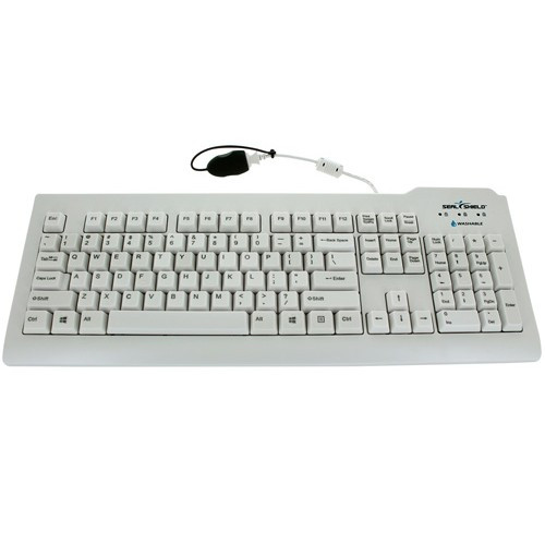 Seal Shield  clavier Universel USB QWERTY Portuguais Blanc - SSWKSV208BR