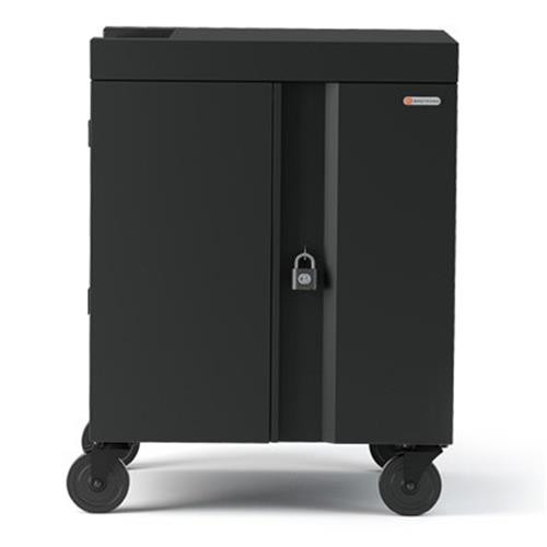 Bretford Cube Cart Classe mobile de charge et de gestion Charbon de bois - TVC16USBC-CK