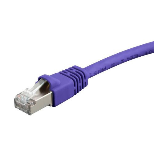 Monoprice  câble de réseau Violet 2,1 m Cat6a S/UTP (STP) - 24359