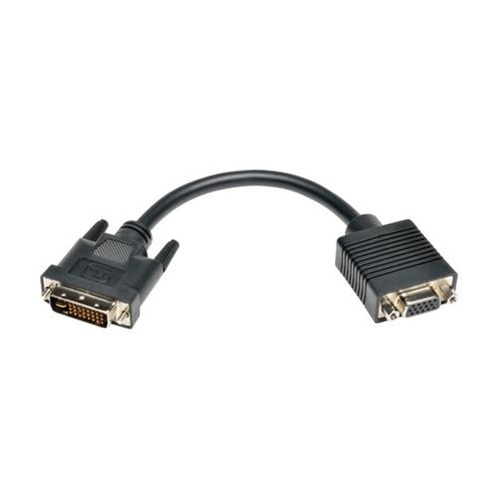 Tripp Lite  câble vidéo et adaptateur 0,2 m DVI-I VGA Noir - P120-08N