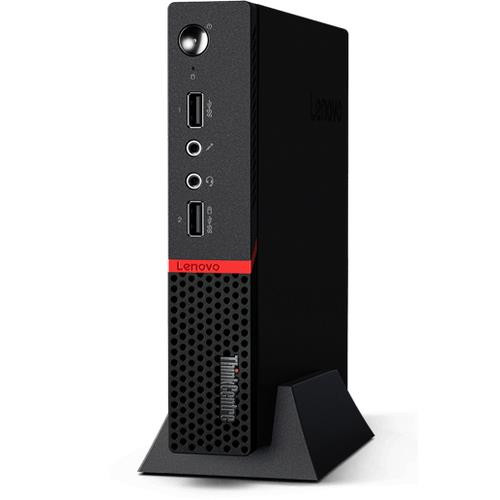 Lenovo ThinkCentre M715q Tiny AMD A12 A12-9800E 8 Go DDR4-SDRAM 128 Go SSD Windows 10 Pro Mini PC Noir - 10M30009US