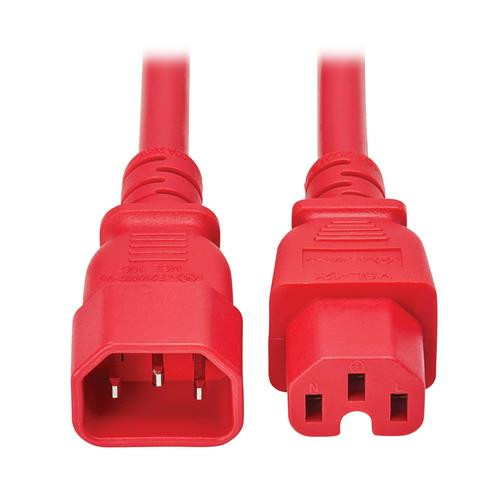 Eaton  câble électrique Rouge 3,1 m Coupleur C14 Coupleur C15 - P018-010-ARD