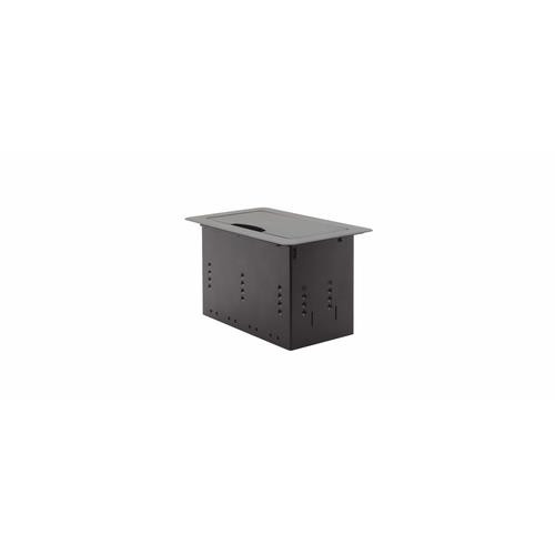 Kramer Electronics TBUS-4XL(BC) Bureau Boîtier de câbles Noir 1 pièce(s) - 80-003499