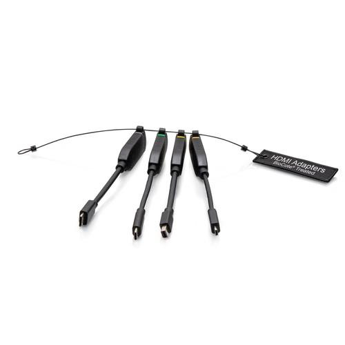 C2G  changeur de genre de câble 4x HDMI 1x Mini DisplayPort, 1x USB-C, 1x HDMI Micro, 1x HDMI Mini Noir, Multicolore - C2G30283