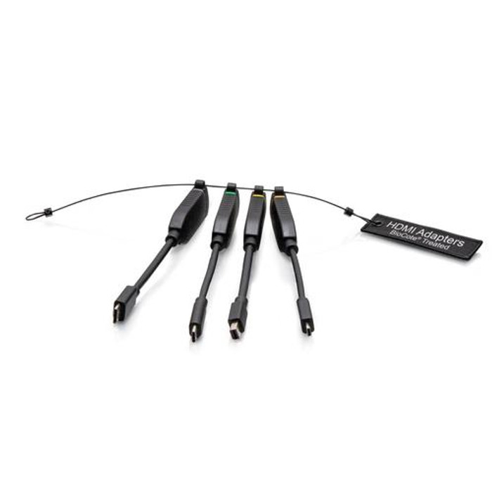 C2G  changeur de genre de câble 4x HDMI 1x Mini DisplayPort, 1x USB-C, 1x HDMI Micro, 1x HDMI Mini Noir, Multicolore - C2G30283