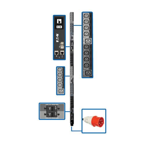 Tripp Lite  unité de distribution d'énergie 30 sortie(s) CA 0U Noir - PDU3XEVSR6G32B