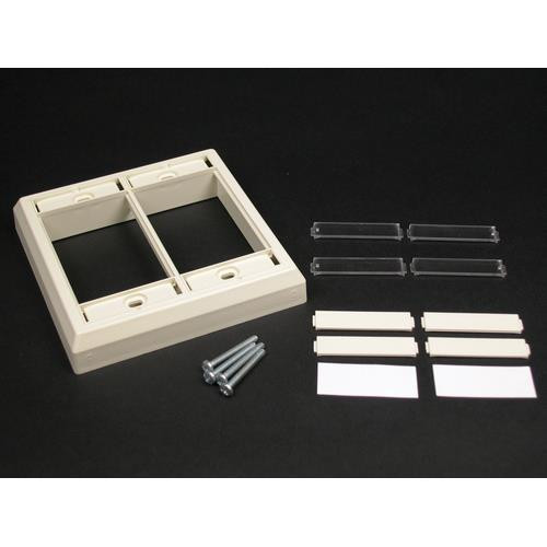 WIREMOLD  Plaque de commutation et obturateur Blanc - CM-DFP-WH