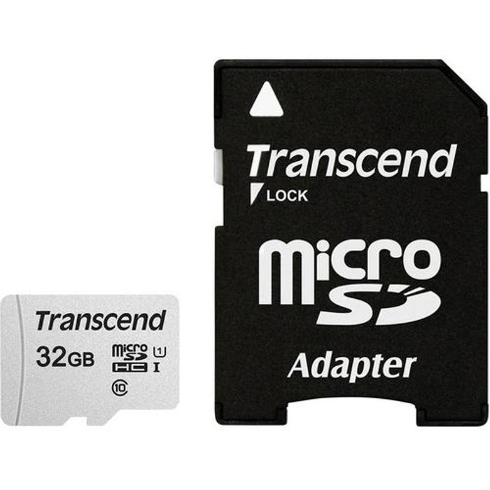 Transcend microSDHC 300S 32GB 32 Go NAND Classe 10 - TS32GUSD300S-A