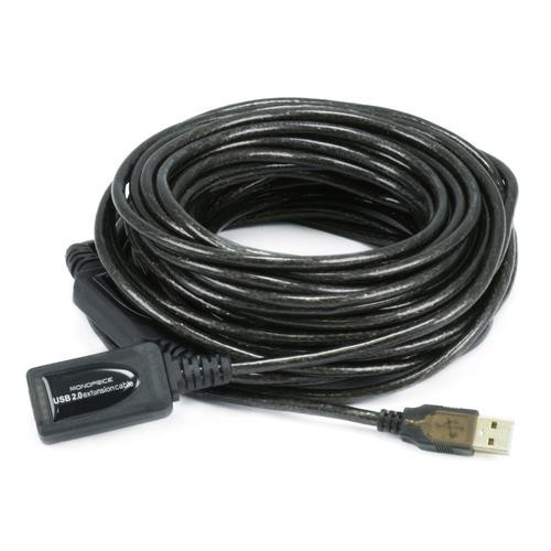Monoprice  câble USB USB 2.0 15 m USB A Noir - 7532