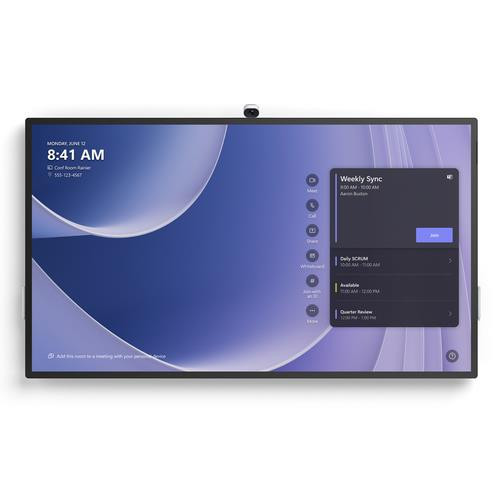 Microsoft Surface Hub 3 85" tableau blanc interactif 2,16 m (85") 3840 x 2160 pixels Écran tactile Platine - VY7-00003