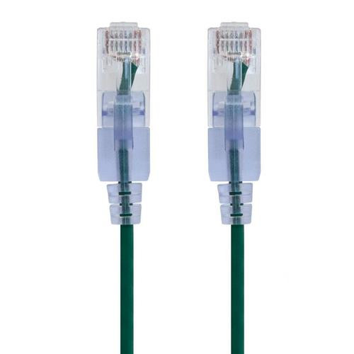 Monoprice SlimRun câble de réseau Vert 2,1 m Cat6a U/UTP (UTP) - 16325