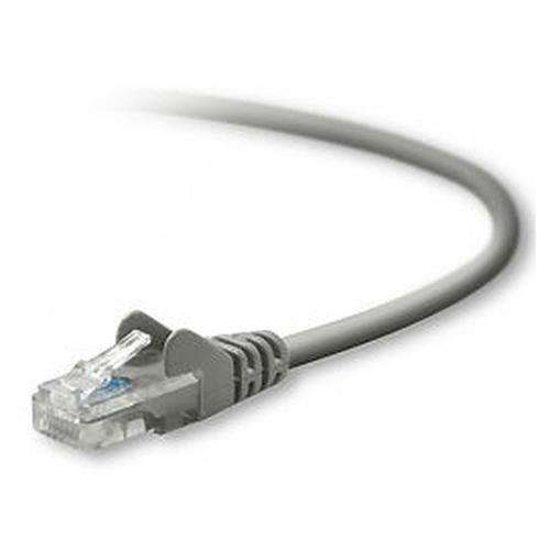 Belkin CAT5e Snagless Crossover Patch Cable 25 ft câble de réseau Gris 7,62 m - TAA791-25-GRY-S