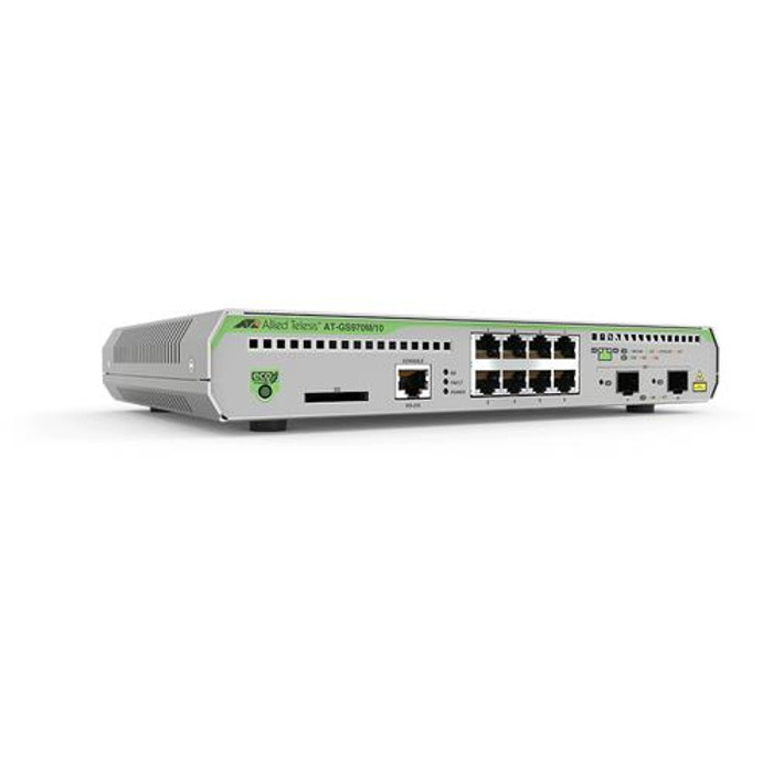 Allied Telesis GS970M/10 Géré L3 Gigabit Ethernet (10/100/1000) Gris - AT-GS970M/10-10