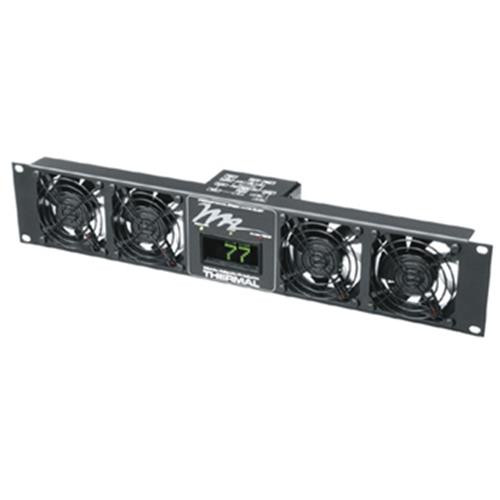 Middle Atlantic Products  équipement de refroidissement en rack Noir 2U Écran integré - IUQFP-4D