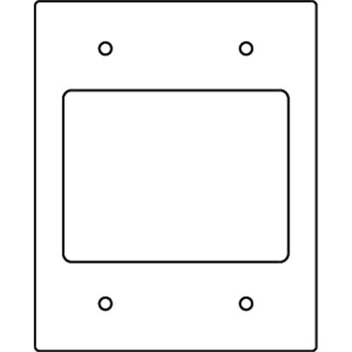 WIREMOLD  Plaque de commutation et obturateur - RFB119-2SRT
