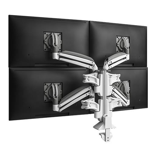 Chief KX Low-Profile Quad Monitor Arms 76,2 cm (30") Bureau Blanc - KXC420W