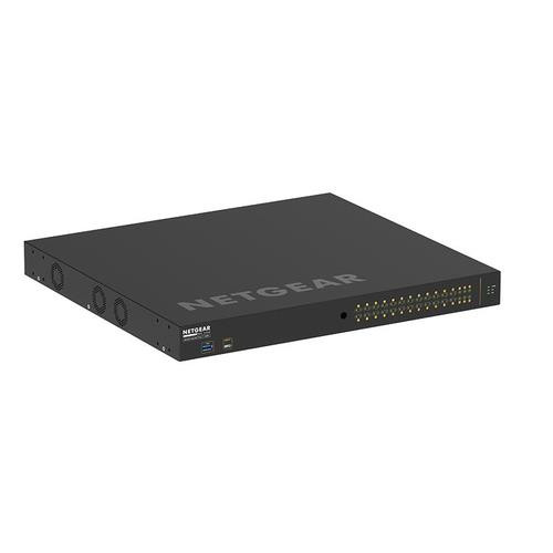 NETGEAR GSM4230PX Géré L2/L3/L4 Gigabit Ethernet (10/100/1000) Connexion Ethernet, supportant l'alimentation via ce port (PoE) Noir - GSM4230PX-100NAS