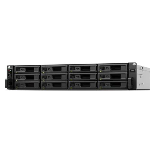 Synology SA  serveur de stockage NAS Rack (2 U) Intel® Xeon® D-1567 16 Go DDR4 0 To DiskStation Manager Noir, Gris - SA3610