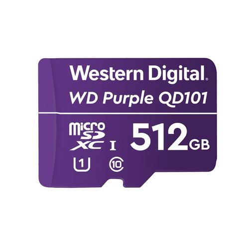 Western Digital WD Purple SC QD101 512 Go MicroSDXC Classe 10 - WDD512G1P0C