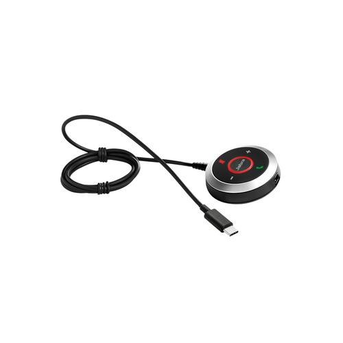 Jabra Evolve 80 Link télécommande Avec fil Acoustique Appuyez sur les boutons - 14208-21