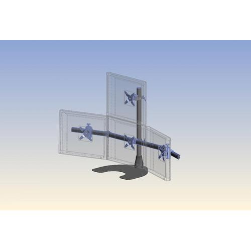 Ergotech Group  support d'écran plat pour bureau 61 cm (24") Noir - 100-D28-B13