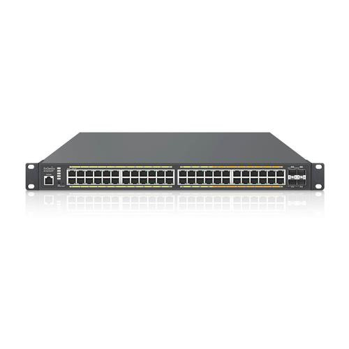 EnGenius  commutateur réseau Géré L2+ Gigabit Ethernet (10/100/1000) Connexion Ethernet, supportant l'alimentation via ce port (PoE) Noir - ECS2552FP