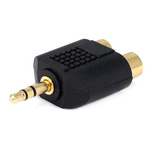 Monoprice  changeur de genre de câble 3.5mm 2xRCA Noir, Or - 7189