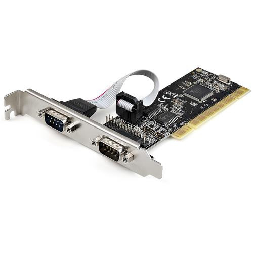 StarTech.com Carte PCI Combo Série/Parallèle avec Double Port Série RS232 (DB9) & 1 Port Parallèle LPT (DB25) - Carte Adaptateur PCI Combo - Carte d'Extension Contrôleur PCI - Carte PCI vers Imprimante - PCI2S1P2