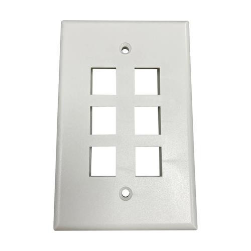 Tripp Lite  Plaque de commutation et obturateur Ivoire - N042AB-006-IVM